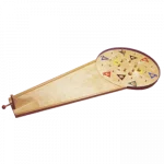 Grands jeux en bois de Tous en Jeu. Il est fortement inspiré du billard japonais ou encore de la Bagatelle. Le mot billard désigne aujourd’hui aussi bien la table sur laquelle on joue dans une salle où elle est installée. En français, le mot dérive de bielle, dans le sens de « bille en bois », et désigne d’abord le bâton servant à pousser les boules.