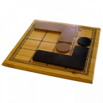 L-Game Jeux du monde Amériques, de Tous en Jeu, du Nouveau Mexique. L-Game pratiqué aux États-Unis. Jeu contemporain des années 1960.