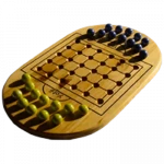 Yoté - Afrique de l'Ouest Jeux du Monde de Tous en Jeu, il se nomme Yoté. Yoté est joué en Afrique de l'Ouest. Des plaines du Mali aux côtes du Sénégal.