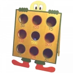 Le clown Grands jeux en bois de Tous en Jeu, Jeu du Clown. Jeu de lancer et d'adresse.