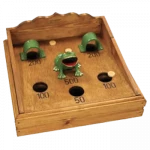 Jeu de la Grenouille Grands jeux en bois de Tous en Jeu, Jeu de la grenouille Le jeu de Grenouille autrement appelé le jeu du Tonneau