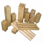 Jeu du monde de Tous en Jeu, Kubb est un jeu d'adresse, en bois, pratiqué en Scandinavie