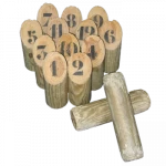 Mölkky - Finlande Jeu du monde de Tous en Jeu, Mölkky est un jeu d'adresse inspiré du Kyykkä, pratiqué en Finlande